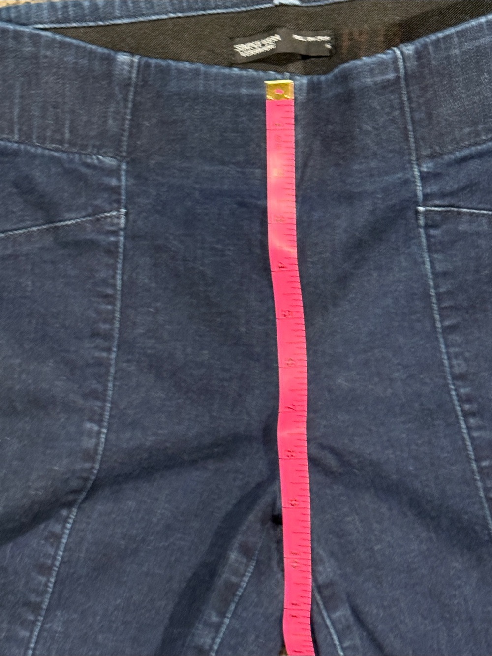 Simply Vera Vera Wang Dark Blue Stretch Denim Jeggings - Picture 5 of 5